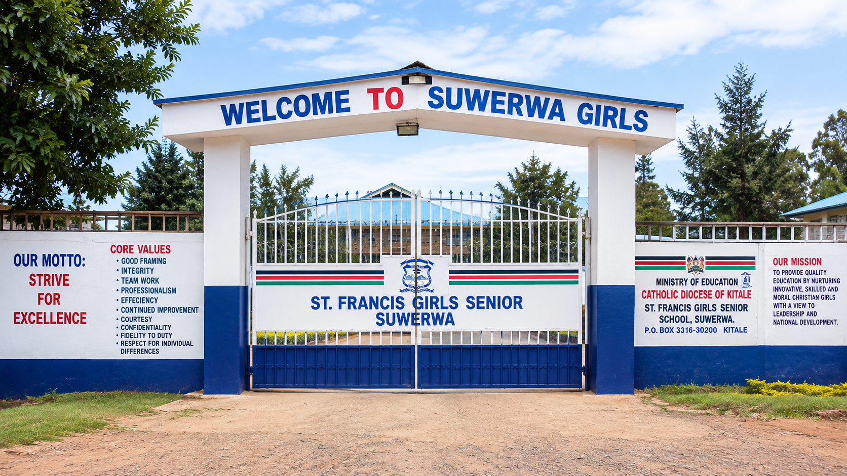 St. Francis Girls Senior Suwerwa Main Gate