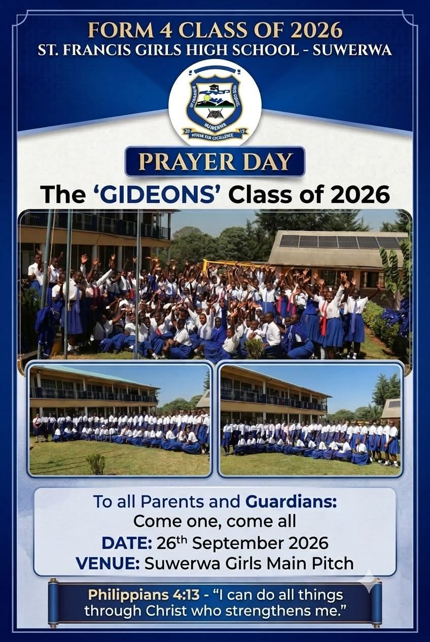 Official Candidate Class Prayer Day and Dedication Service bulletin