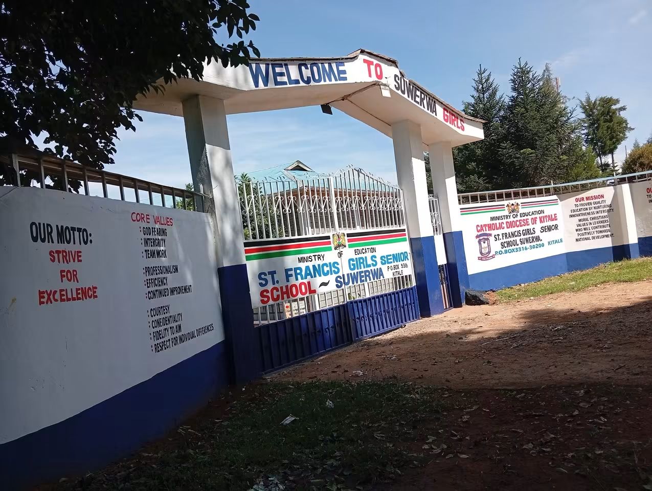 Main Entrance Security Gate at SFGS